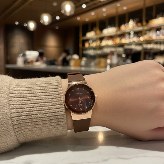 Ladies Watch with Rubber